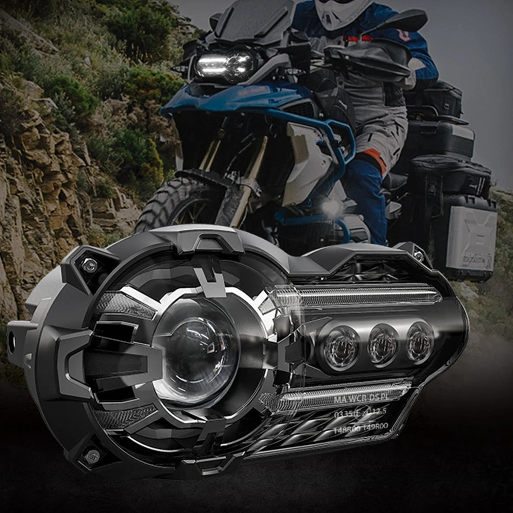 E24 E-MARK Motorcycle LED Headlights For BMW R1200GS R 1200GS 2004-2012 R 1200GS ADV Adventure 2005-2013 Moto Lights Assembly