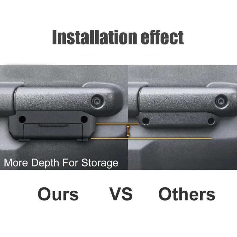 2Pcs For Suzuki Jimny Sierra JB64 JB74 2019-2024 Car Door Inner Armrest Storage Box Auto Interior Organizer Stowing Tidying Box