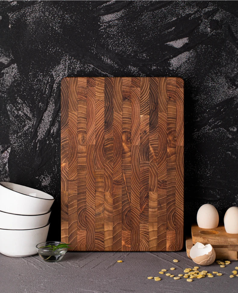 Large Size,High Quality Teak Wood Cutting Board:16.5*11.8 Inch/13.3*9.5 Inch,1 Inch Thick,Suitable For Christmas,Halloween