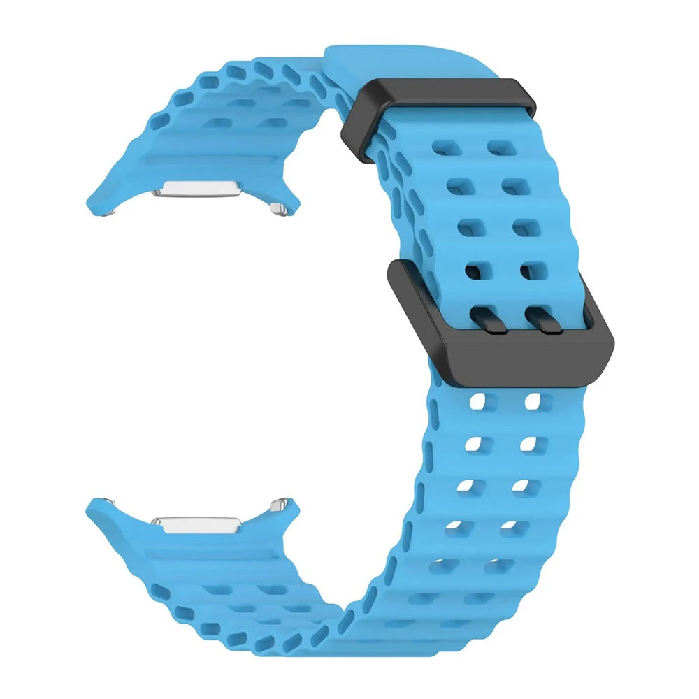 Ocean Strap for Samsung Galaxy Watch Ultra 2025 Sports Silicone Band for Galaxy Watch 8-7 Ultra 47mm Official Original Wristband
