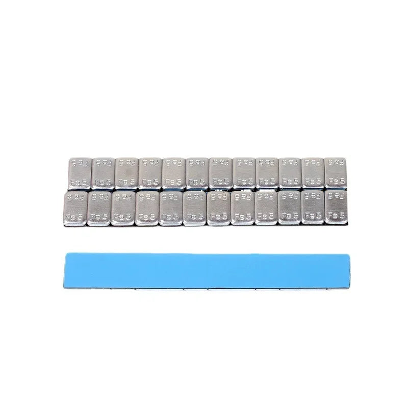10/25pcs Wheel Balance Weight Car Tire Adhesive Iron Wheel Tyre Balancer Block Weight for Cars Truck Motorbike Tire Fitting