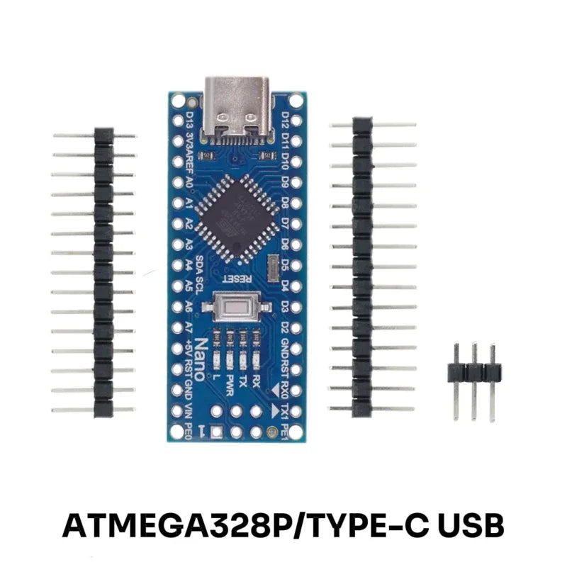Mini/ Type-C /Micro USB Cable Nano 3.0 With Bootloader Compatible Nano Controller for Arduino CH340 USB driver 16Mhz ATMEGA328PB