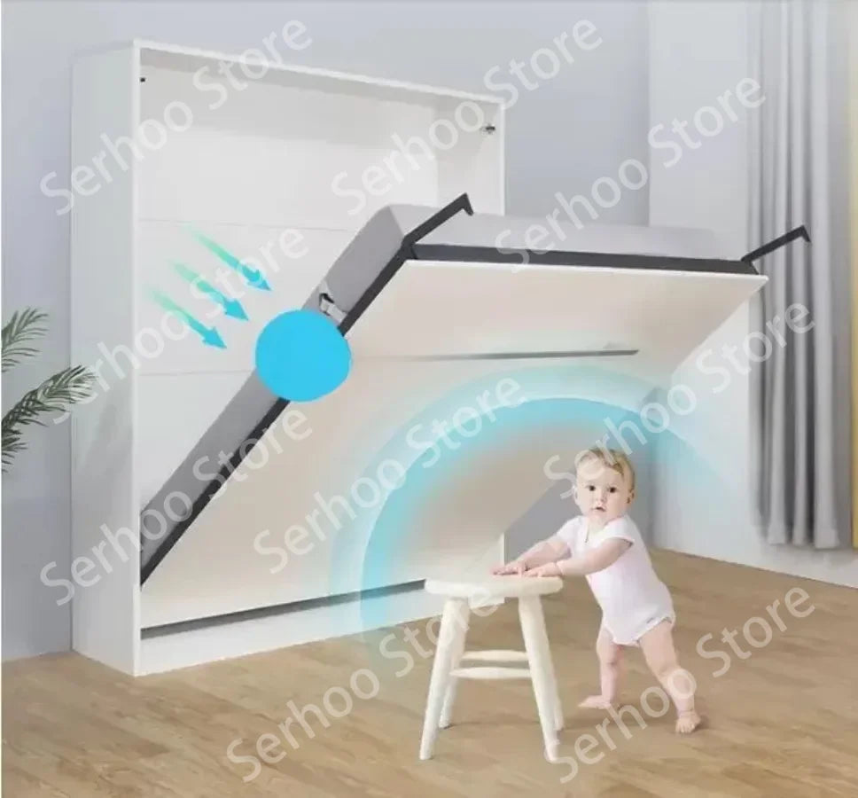 Newest Design Murphy Wall Bed Remote Control Electric Wall Bed without mattress and cabinet