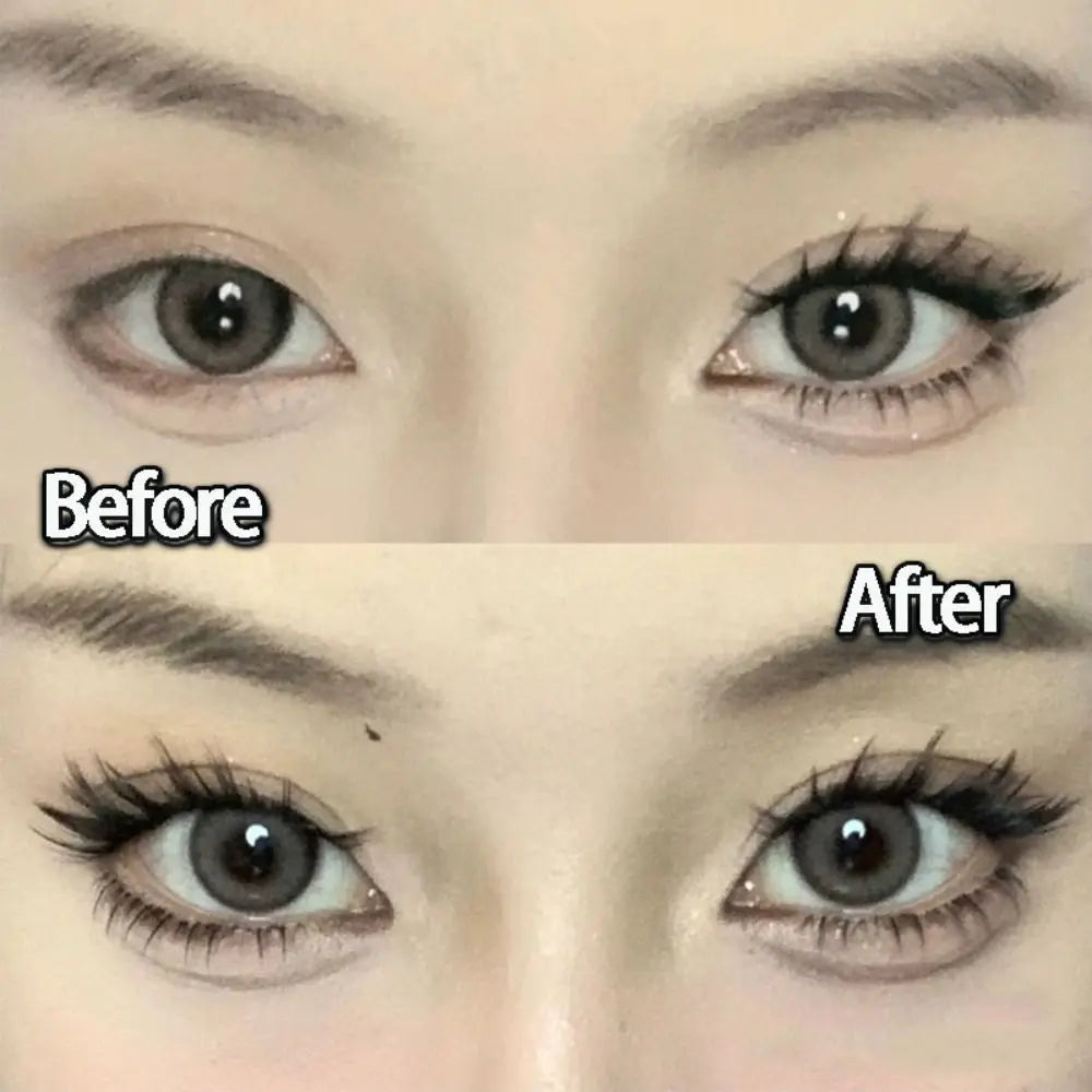 12Rows Fox False Eyelashes Single Cluster Eyelash Extension Segmented Lashes Fox Eye Effect Lashes Individual False Eyelashes