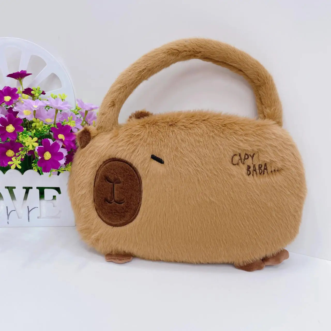 NEW Kawaii Plushie Doll Capybara Plush Backpack Handbag Children's Bag Toy Shoulder Bag Mini Knapsack Bags Gifts For Girlfriend