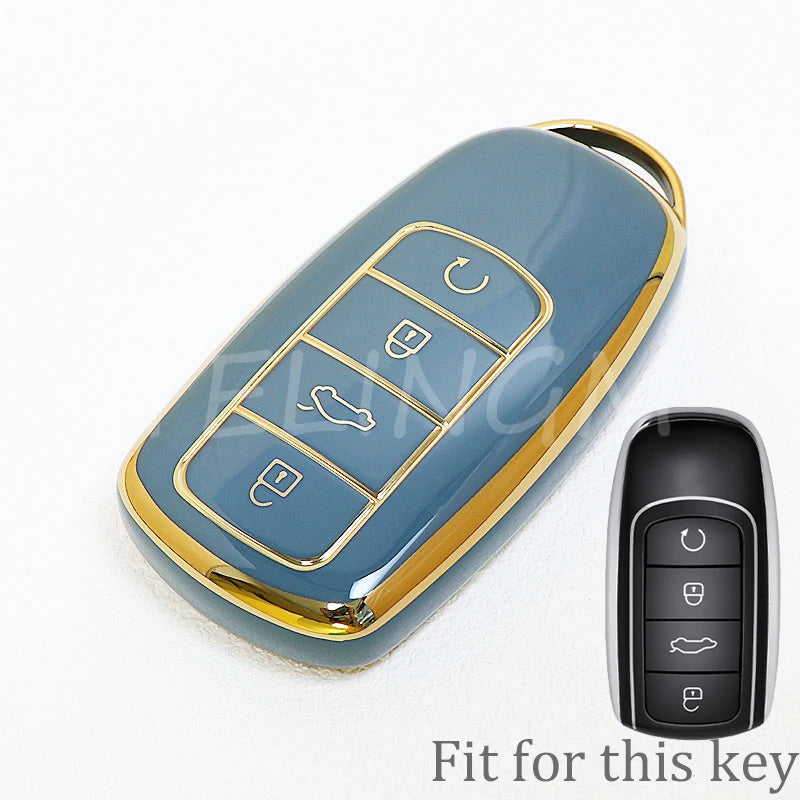 New TPU Car Remote Key Case Cover Protector for Chery Tiggo 8plus Tiggo 8 New 5 Plus 7pro Max Omoda 5 C5 Accessories