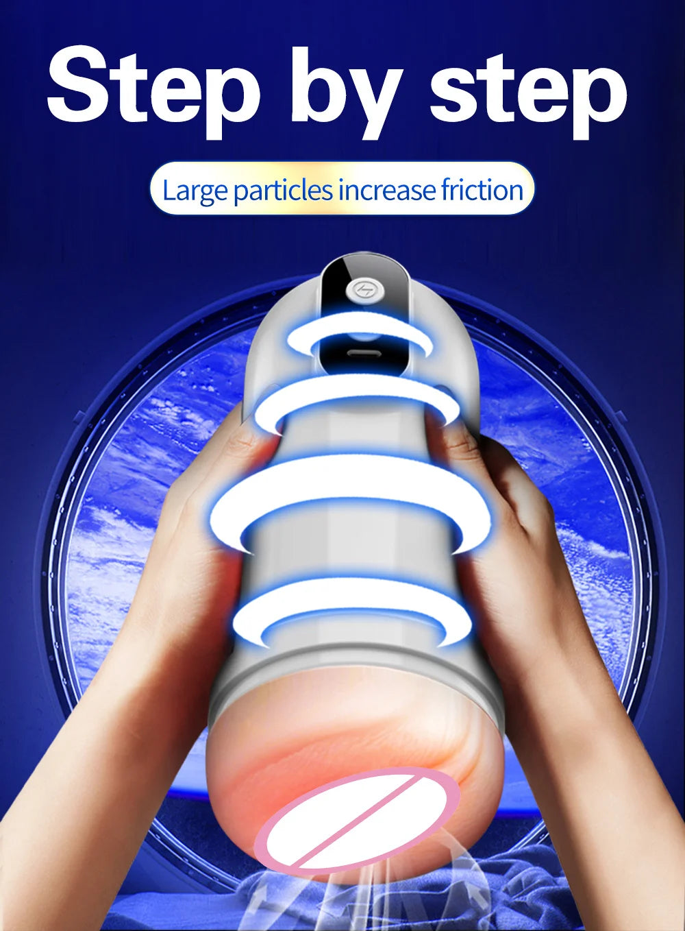 APP Automatic Sucking Male Masturbation Cup Vibration Heated Vagina Blowjob Masturbator Machines Sex Toys Adult Goods for Men