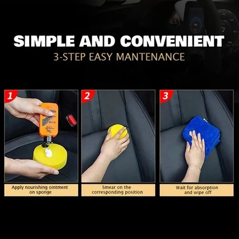 Car Leather Care Repair Cream Automotive Interior Auto & Leather Renovated Coating Maintenance Agent Leather Refurbishing
