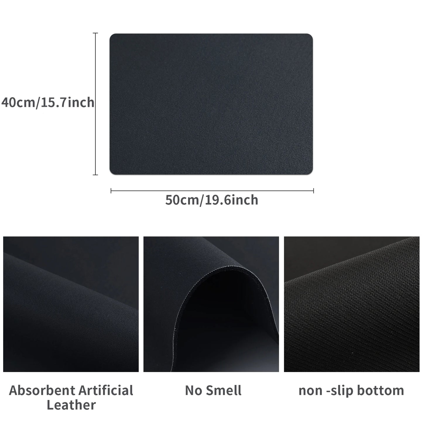 Super Absorbent Large Kitchen Absorbent Mat Antiskid Draining Coffee Dish Drying Mat Quick Dry Bathroom Drain Pad Tableware Mat