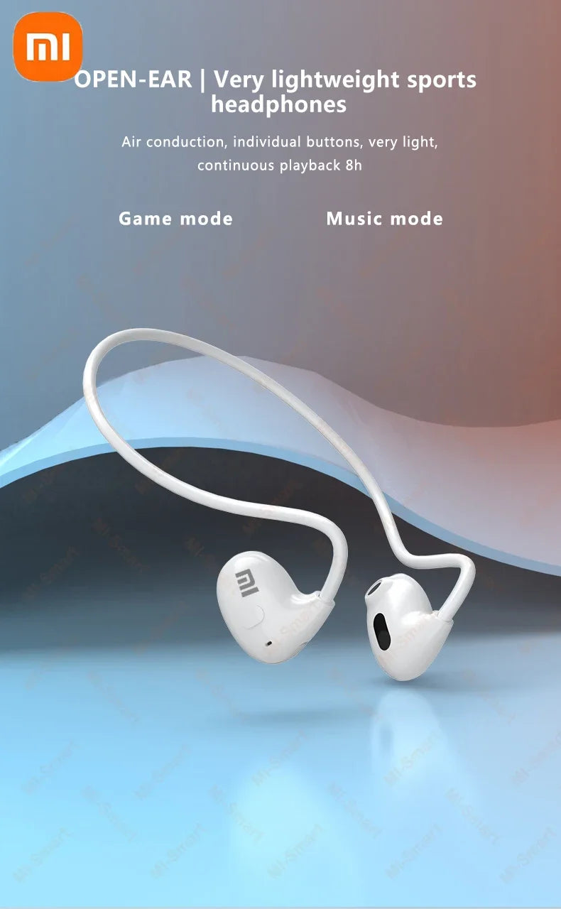 Xiaomi Wireless Bluetooth 5.3 Headphones Waterproof Headset Stereo Over-Ear Sports Earphones Earbuds with Mic Bone Conduction
