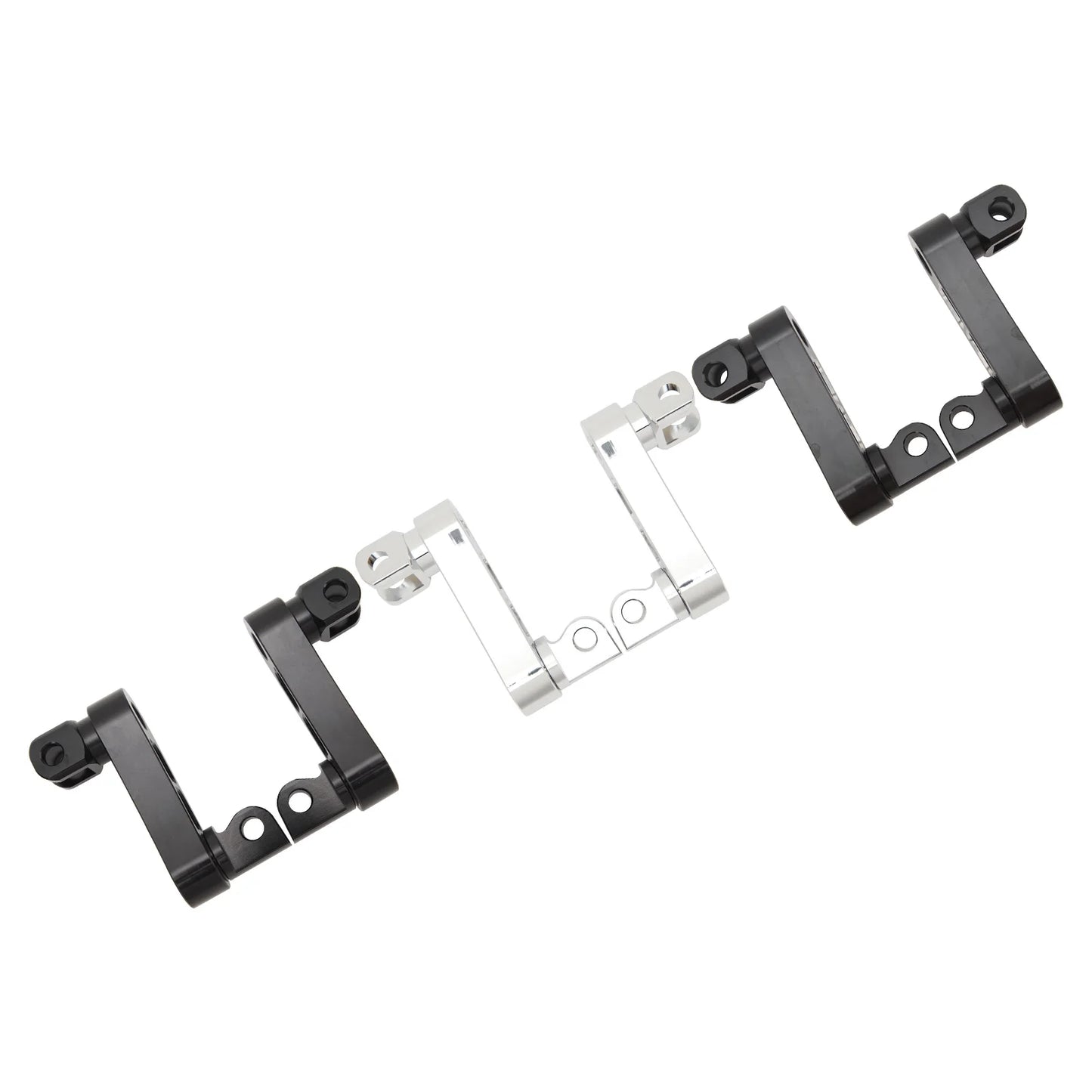 Motorcycle Foot Peg Highway Bracket 360° Adjustable Rugged Foot Peg Extension Bracket for Touring Foot Peg Extension Bracket