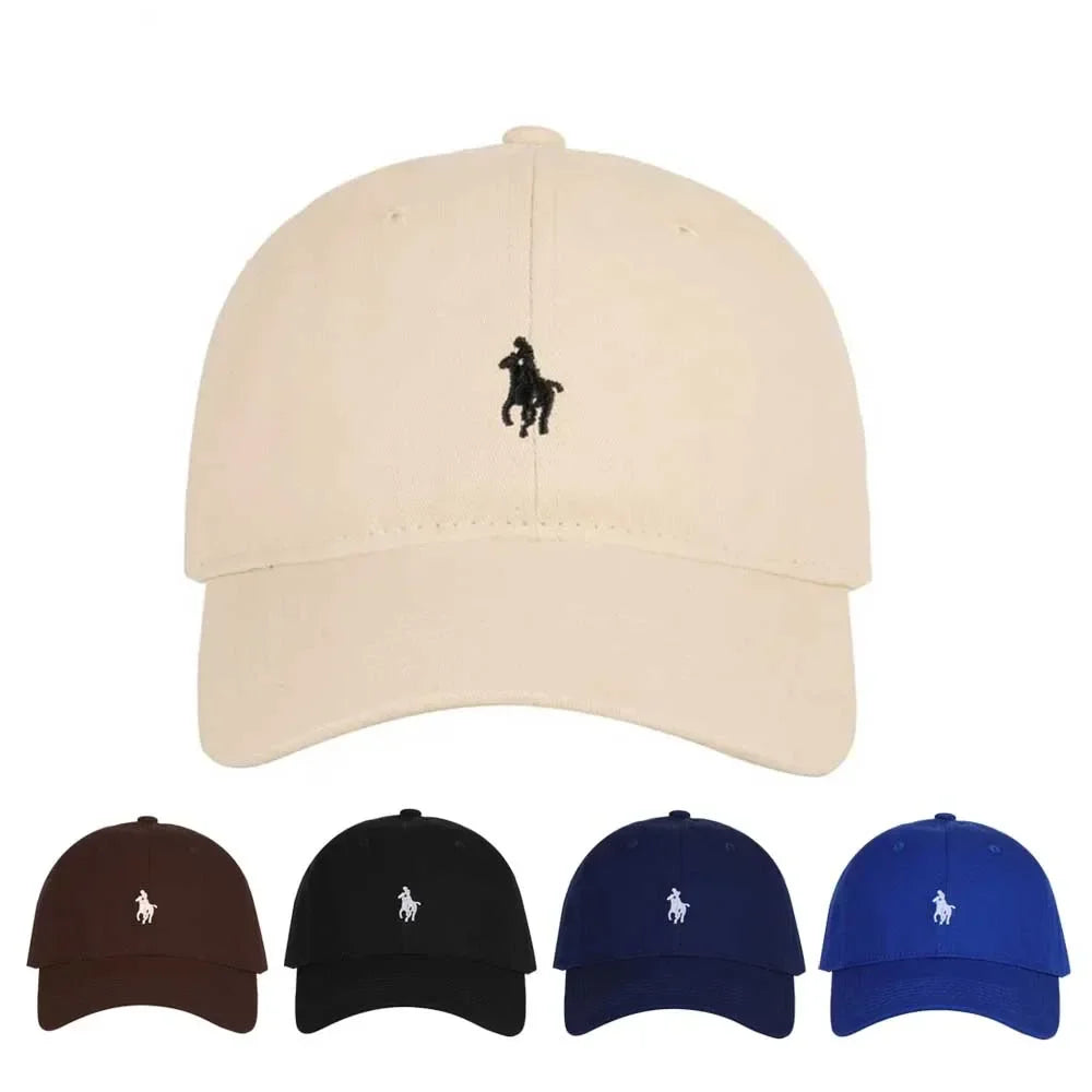 Unisex Baseball Cap Fashion Women's Hats Cotton Dad Polo Embroidery Cap Casual Men's Baseball Caps Soft Breathable Golf Sun Cap