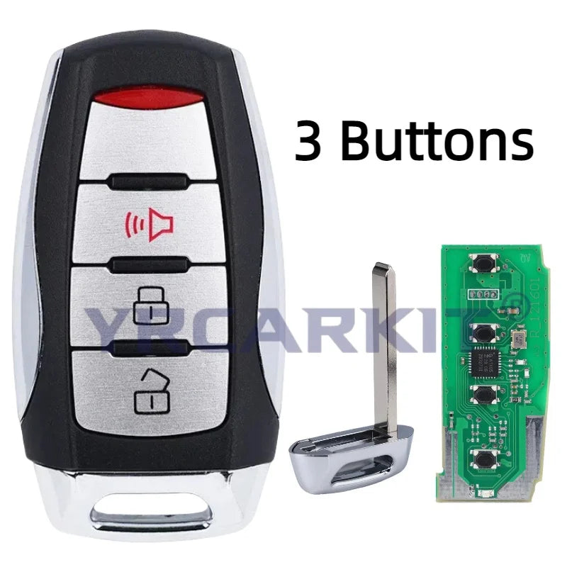 For Great Wall Haval Pao POER GWM Haval Pickup truck P Series Remote ASK 433Mhz ID47 Chip Keyless Go Smart Remote Car Key