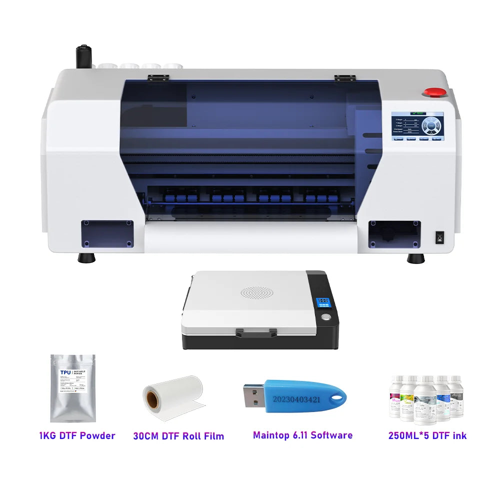 OYfame 33CM DTF Printer A3 For Epson XP600 Directly To Film a3 tshirt printing machine a3 Impresora Dtf with DTF shaking machine