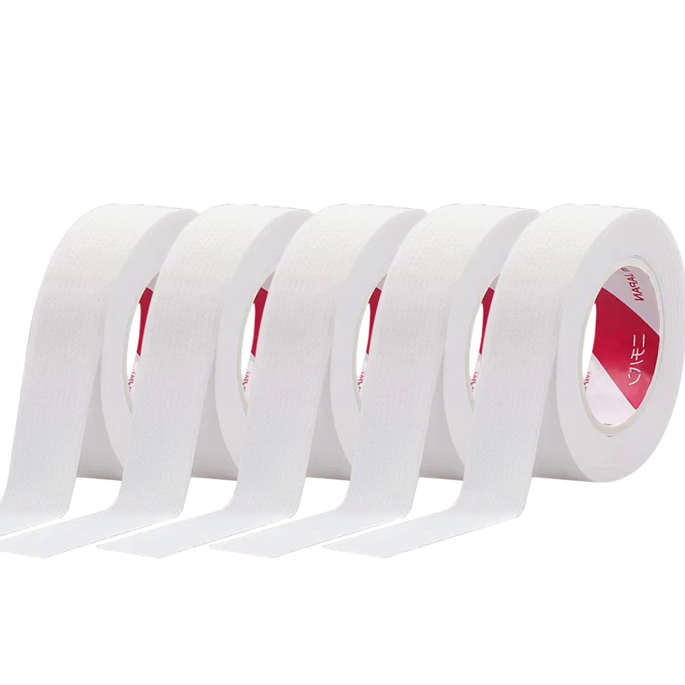2/3 Rolls Japanese Insulating Tape for Eyelash Extension Lint Free Under Eye Pads Breathable Non-woven Tape Paper Eyelash Patch