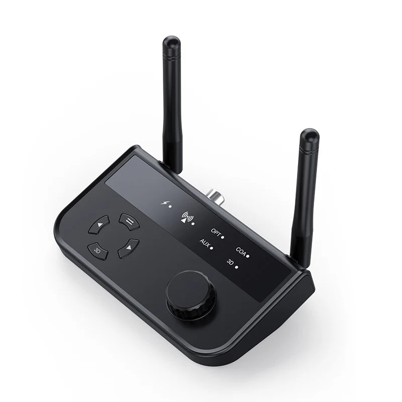 3D Stereo Bluetooth 5.3 Audio Receiver Optical/Coaxial/3.5mm AUX Analog Digital Signal Output Wirelss Adapter For Car Speaker