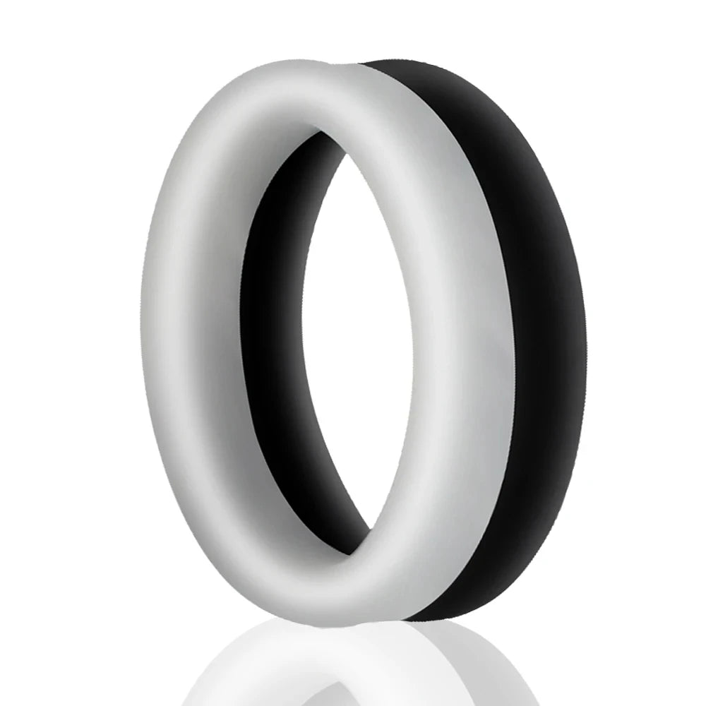 Cock Ring Durable Silicone Penis Rings Men's Delayed Ejaculation Rubber Rings Sex Toy For Men Couple Stretcher Scrotum Ring