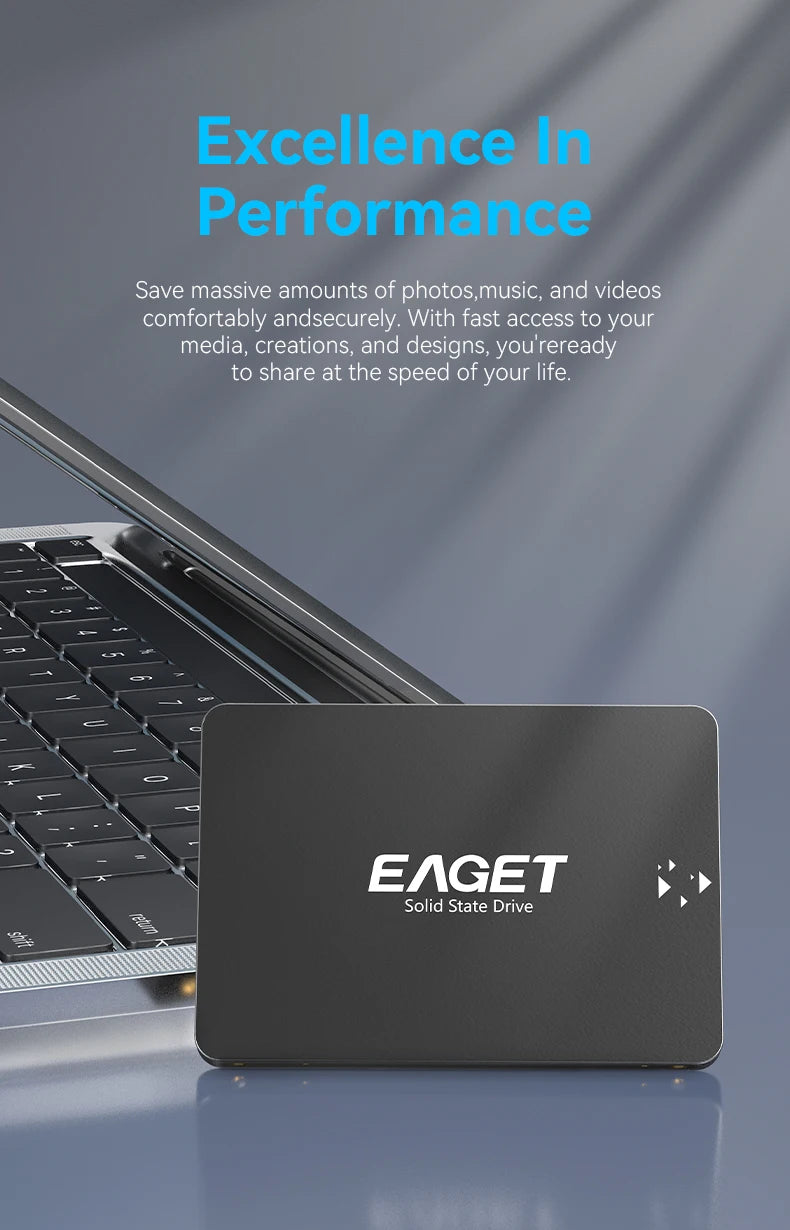 Eaget SSD 120GB SATAIII SSD 240GB 480GB 2.5 Hard Drive HD SATA Disk Internal Hard Drive High Quality Solid State Hard Drive