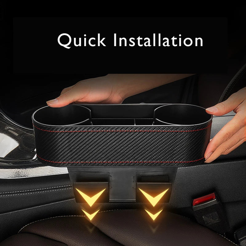 Car Seat Gap Storage Box Crevice Storage Box Vehicle Organizer Bag Stowing Tidying Automotive Interior Accessories Cup Holder