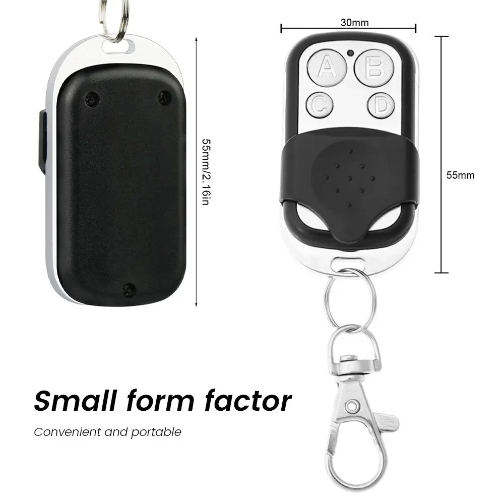 Cloning Duplicator Key Fob A Distance Remote Control 433MHZ Clone Fixed Learning Code Rolling Code For Gate Garage Door