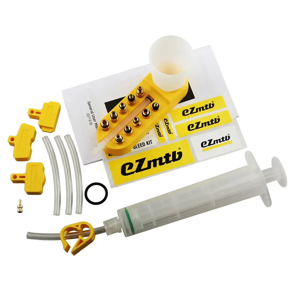 EZmtb 2024 Lite Bicycle Electric Scooter Disc Hydraulic Brake Oil Change and Exhaust Maintenance Repair Tool Bleed Kit Road Bike