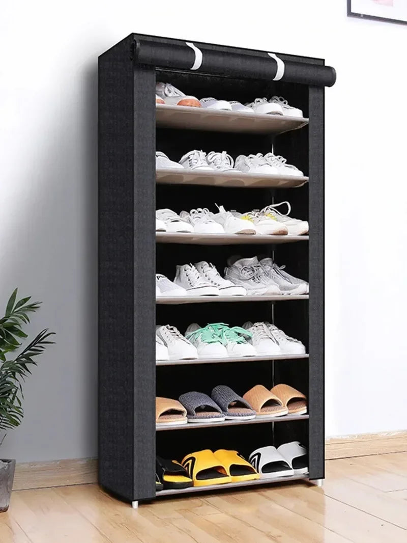 style dormitory door simple cabinet simple shoe rack multi-layer space saving and economical home dustproof shoe cabinet New