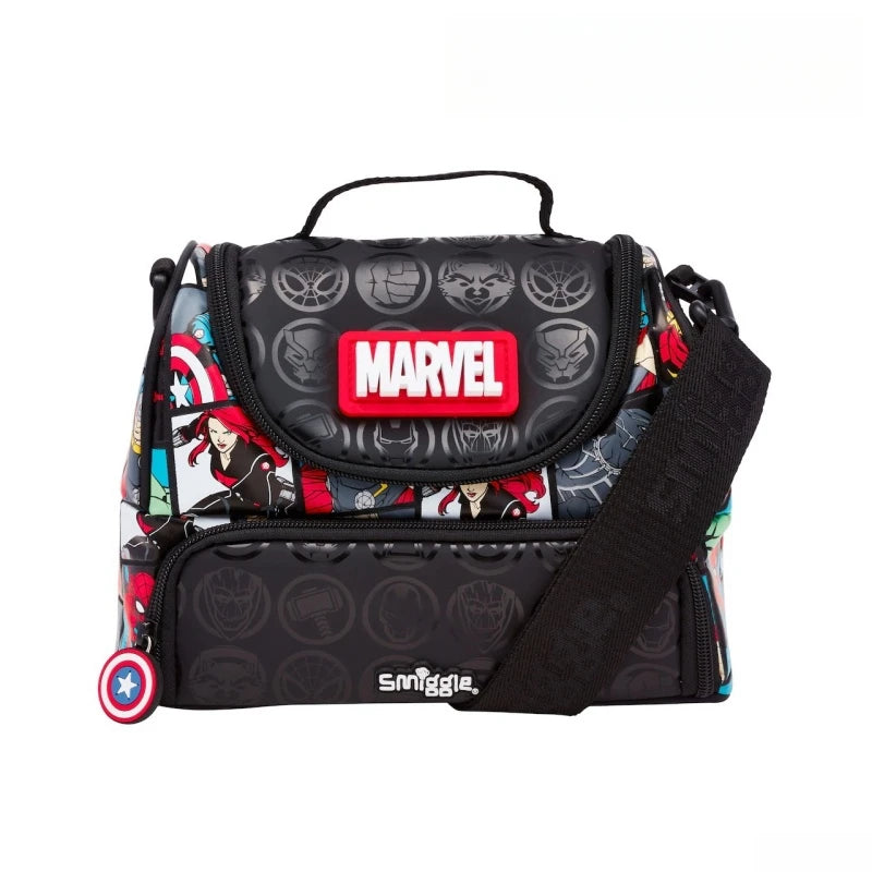 Smiggle Marvel Superhero Spider-Man Children Stationery School Bag Lunch Bag Lunch Box Pencil Box Water Cup Student Gift