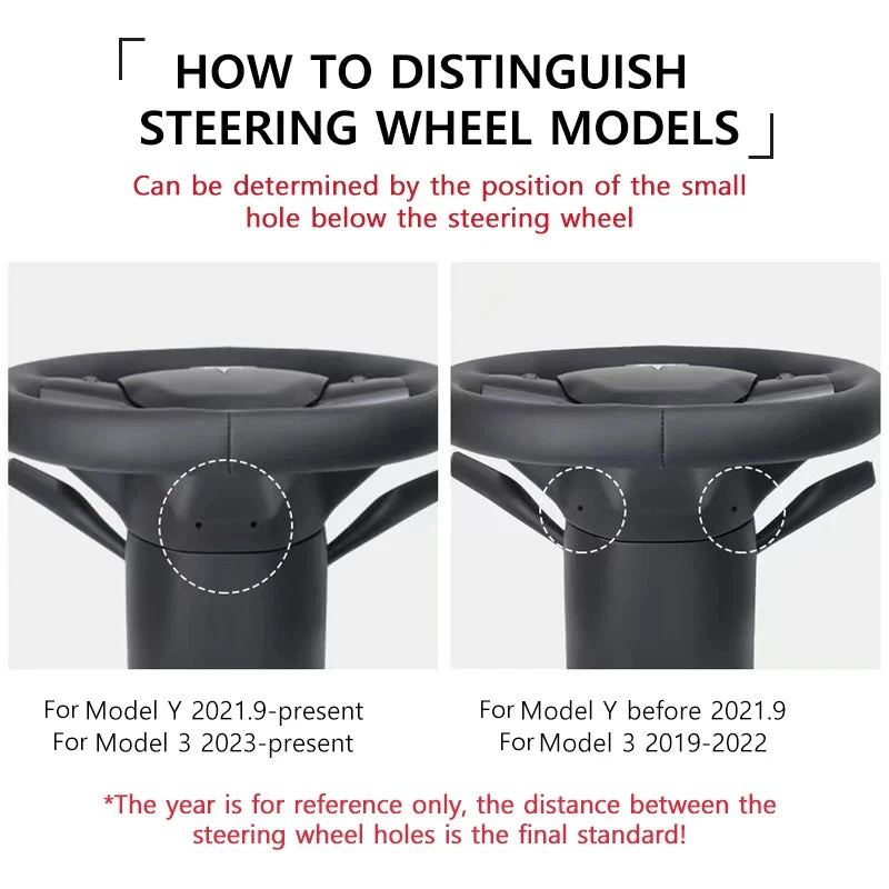 NovaAcc Yoke Steering Wheel For Tesla Model Y 3 2017 2018 2019 2020 2021 2022 2023 Heating Black Nappa Suede Car Accessories