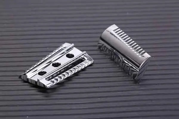 YAQI Top Aggressive Chrome Color Double-edged Mens Slant Safety Razor Head Replacement Accessory