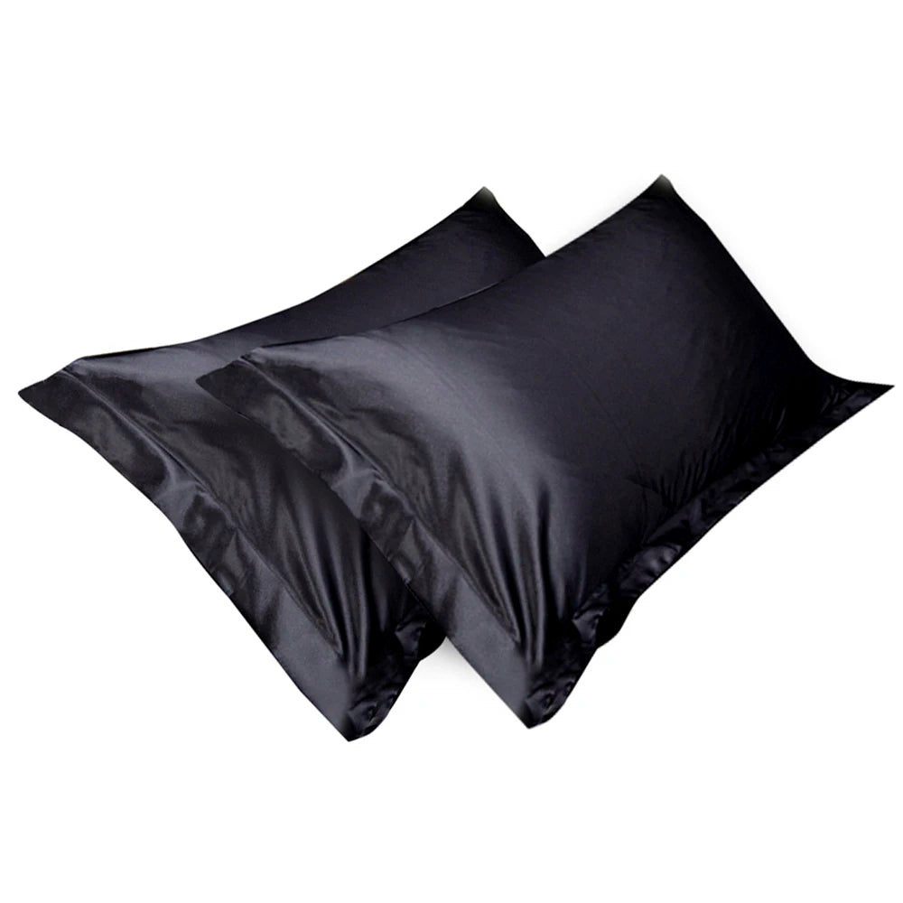 Pillowcase Silk Pillow Cover Silky Satin Beauty Pillow Case Comfortable Breathable Pillow Case Home Decor Wholesale Dropshipping