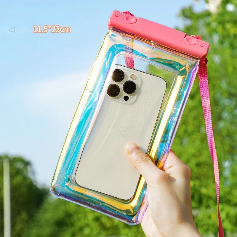 Swimming Bags Waterproof Phone Case For iPhone 15 14 13 12 11 Pro Max X Xiaomi 13 Samsung S23 Universal Waterproof Bag