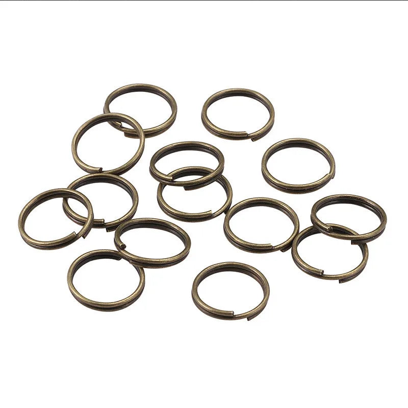 200pcs/lot 4 5 6 8 mm Open Jump Rings Double Loops Split Rings Connectors Supplies For DIY Jewelry Making