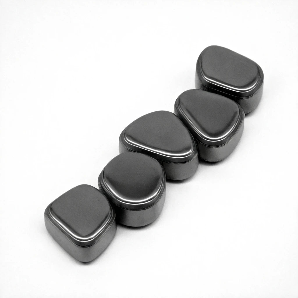 Polished Black Lodestone Magnetite Multi-functional Magnetic Block Relieve Stress Entertainment Magnetic therapy Fridge Magnets