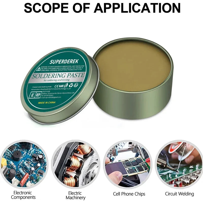 Soldering Paste Rosin Flux Lead-free High Purity Welding Flux Soldering Iron Repair Paste Flux for PCB BGA PGA SMD Repair