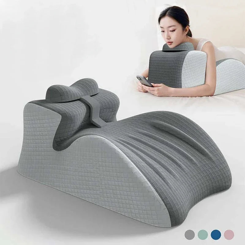 Intimacy Wedge Pillow for Couples Prone Pillow for Sleeping Reading Pillow for Bed Ergonomic Support for Back Pain Removable