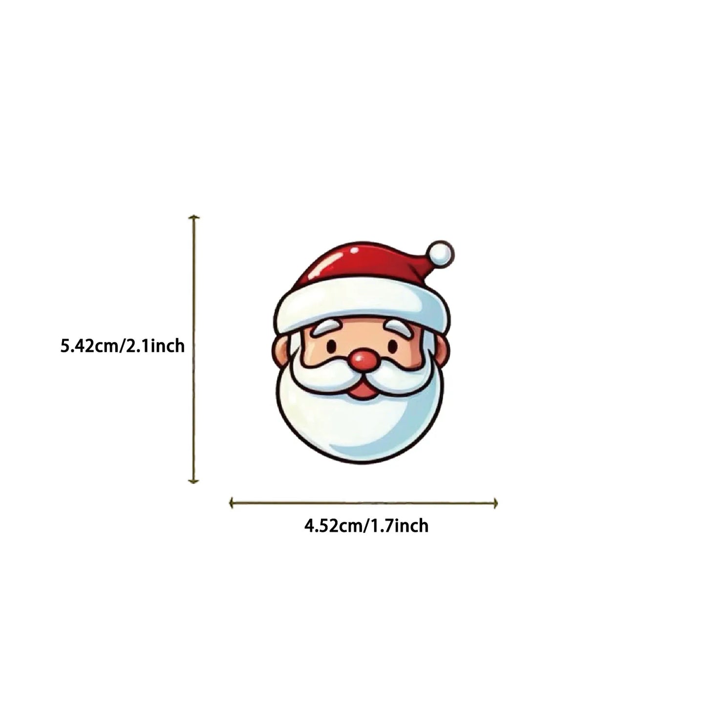 50PCS Kawaii Cartoon Christmas Art Aesthetic Stickers Pack for Kids Toy Diary Laptop Scrapbook Decoration Graffiti Sticker