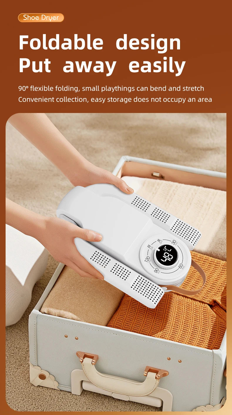Q1 Intelligent Timer Shoe Dryer Adjustable Dryer Quick Drying Deodorizing Sterilizing Shoe Dryer Household Shoe Warmer Heater