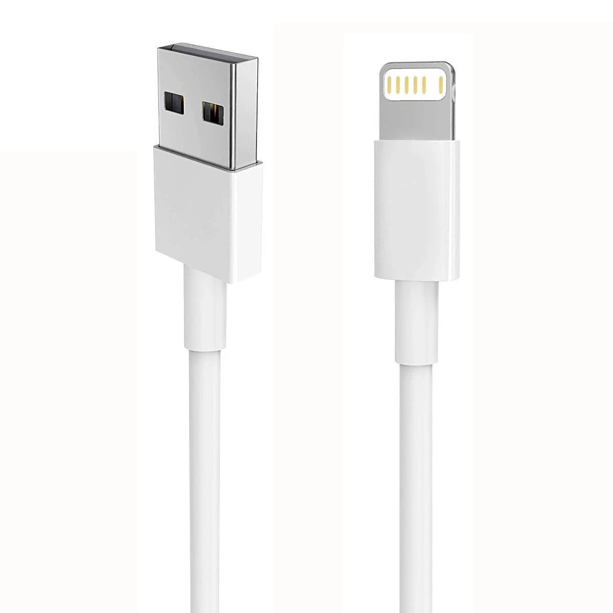 1M and 2M USB to L Charging Cable Cord for iPhone IPad-2 Pack