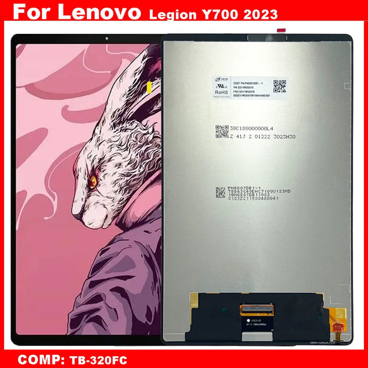 New For Lenovo Legion Y700 2023 TB320FC TB-320FC 8.8" LCD Display Touch Screen Digitizer Glass Assembly Repair Parts