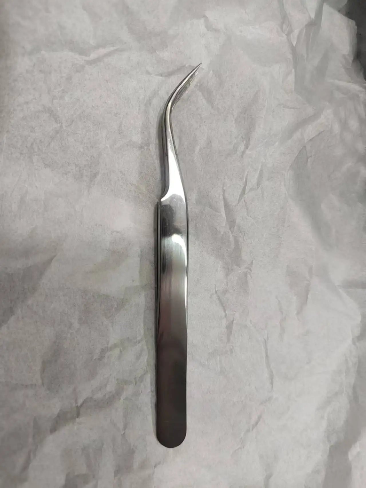 Lash Tweezers for Eyelash Extensions High Precision Stainless Steel Straight Tip Tweezers Curved Tip Tweezers