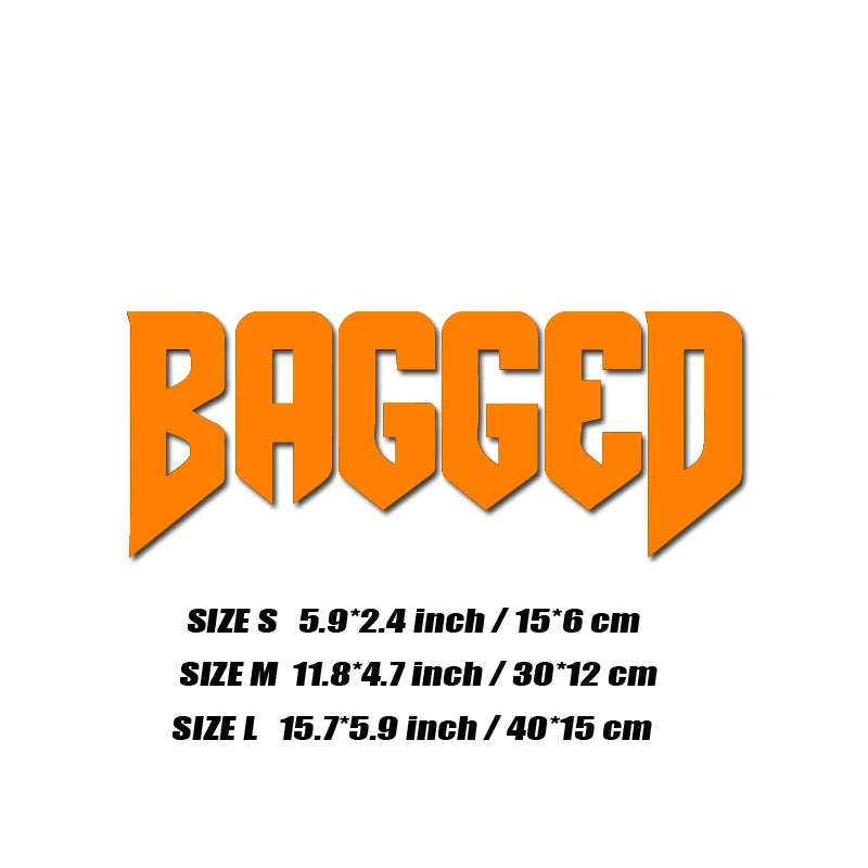 "BAGGED"decal,fashion stickers with high quality sticker for cars trucks motorcycles &laptops!For a Unique look!