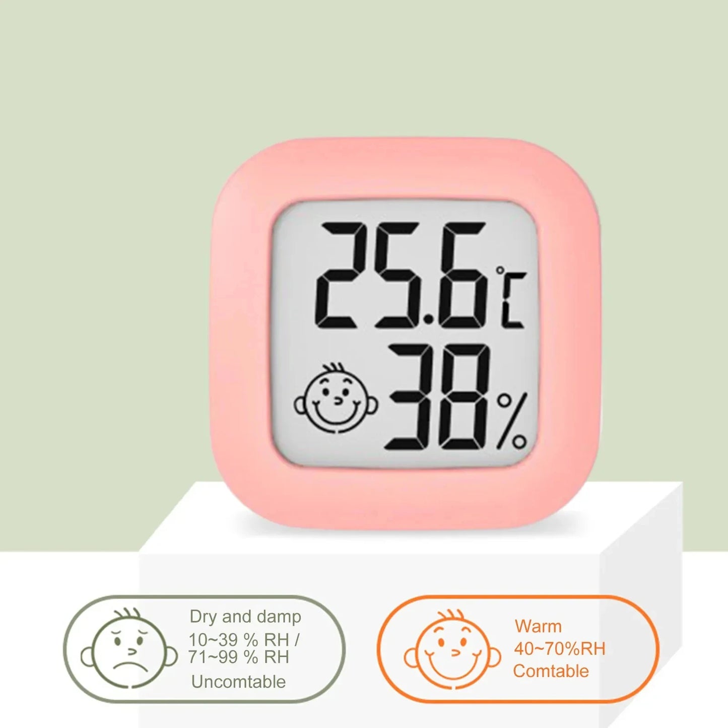 LCD Digital Thermometer Hygrometer Indoor Room Electronic Temperature Humidity Meter Sensor Gauge Weather Station For Home