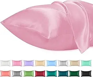 1PC Satin Pillowcase for Hair Similar to Silk Pillow Cases for Skin, Silky & Soft Pillow Covers, Gifts for Her or Him