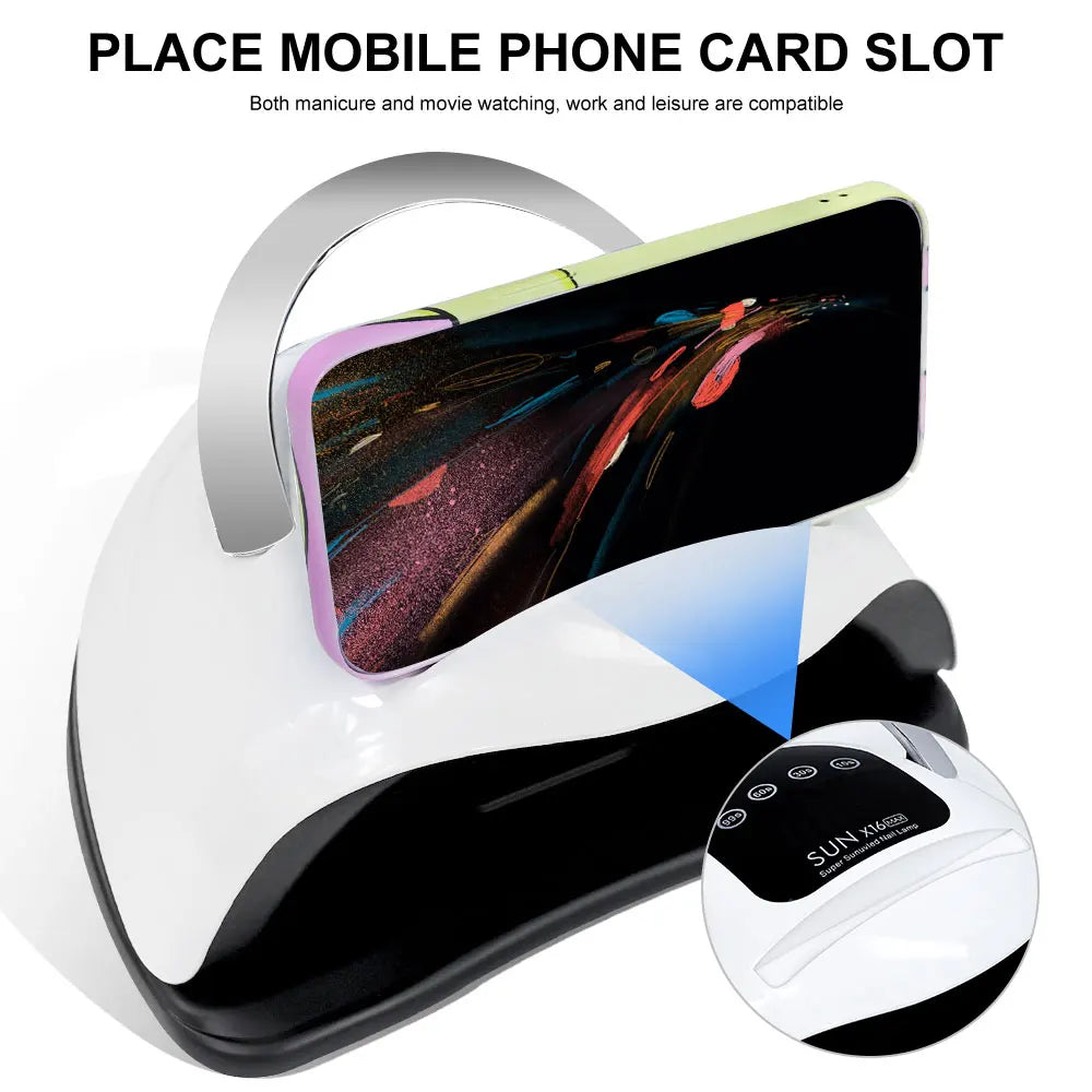 LIMEGIRL UV LED Light for Nails Polish Drying Lamp with Motion Sensing Manicure Pedicure Professional Home Salon Tool Equipment