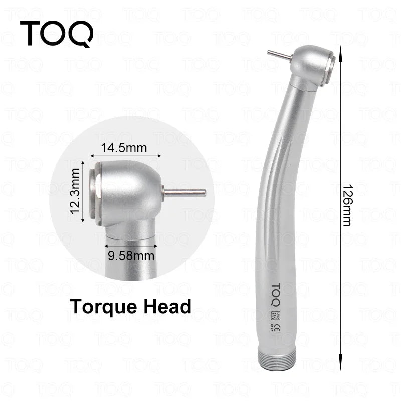 New 2/4 Holes Dental High Speed Handpiece Toque Head Push Button with Ceramic Bearing single Water Spray Dentistry Tools