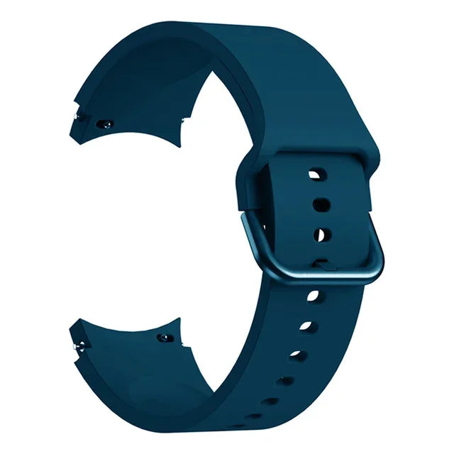 Original Silicone Band for Samsung Galaxy Watch 7 6 5 4 40mm/44mm 5Pro No Gap Bracelet Galaxy Watch 6/4 Classic 46mm 47mm Strap