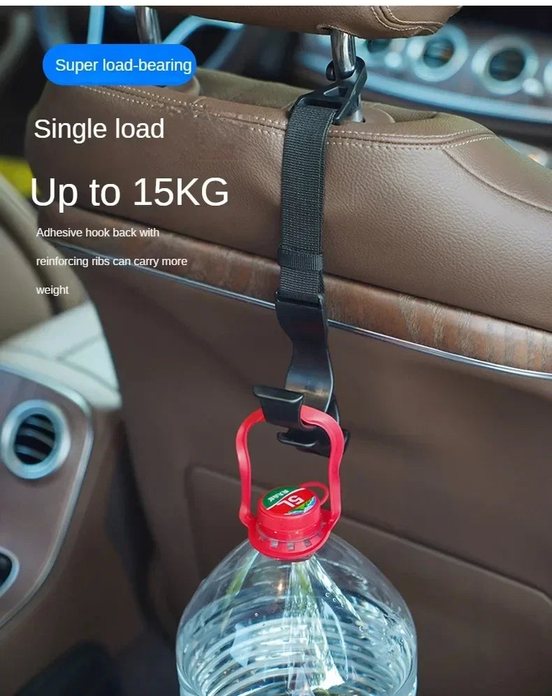 2Pcs car multifunctional rear seat trunk hooks seat backrests umbrella brackets car accessories travel accessories