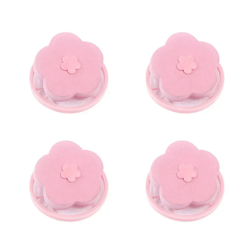 6 PCS Washing Machine Hair Filter Floating Pet Fur Lint Hair Removal Catcher Reusable Mesh Dirty Collection Pouch Cleaning Balls