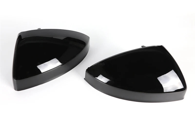 Carbon Fiber Glossy Black Replacement Rearview Side Mirror Cover Cap For Audi TT TTS RS TTRS MK3 8S 15-23 R8 2016-23 Replacement
