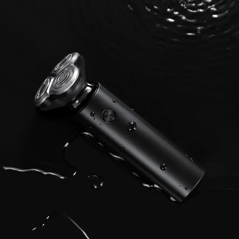 XIAOMI MIJIA Electric Shaver S500,Type-C Rechargeable Wet Dry Shaver Men’s,IPX7 Fully Waterproof,LED Display 60min Battery Life